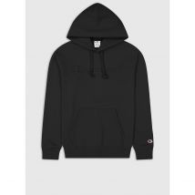 Champion Felpa Con Cappuccio Con Grande Logo Ricamato Nero Uomo Taglie S