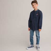 La Redoute Collections Grembiule Con Bottoni A Pressione, Collo Teddy Blu Bambino Taglie 6 anni - 114 cm