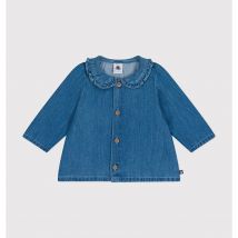 PETIT BATEAU Blusa Maniche Lunghe In Denim Leggero
