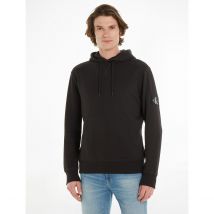 Calvin Klein Jeans Felpa Con Cappuccio Nero Uomo Taglie XXL
