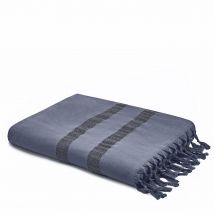 La Redoute Interieurs Telo Da Bagno Fouta Bio, Foderato Antalya Blu Taglie 70 x 140 cm