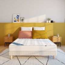 La Redoute Interieurs Materasso Schiuma Hr+memory Foam, Grande Comfort Bianco Taglie 90 x 200 cm