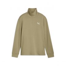 Puma Felpa Collo Alto Her Beige Donna Taglie M