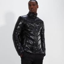 Ellesse Piumino Con Cerniera Senza Cappuccio Nero Uomo Taglie XS