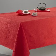 So'home Tovaglia Poliestere Stropicciato Ceryas Rosso Taglie 150 x 250 cm