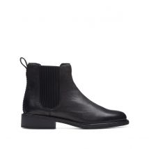 Clarks Stivaletti Chelsea In Pelle Cologne Arlo Nero Donna Taglie 41