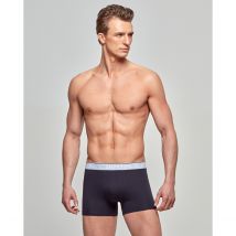 Impetus Boxer Tinta Unita In Cotone Bio Blu Uomo Taglie XL