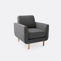 La Redoute Interieurs Poltrona Jimi Grigio Taglie 1 posto