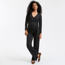 La Redoute Collections Tuta Premaman, Maglia Jersey Nero Donna Taglie S