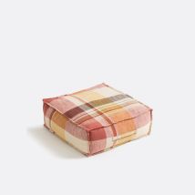 La Redoute Interieurs Cuscino Da Pavimento 50x50 Cm, Cotone, Silverio Multicolore Taglie 50 x 50 x 20 cm