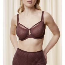 Triumph Reggiseno Minimizer Signature Sheer Marrone Donna Taglie 4 E