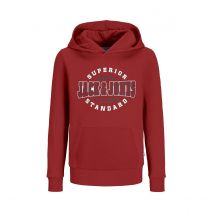 Jack & Jones Junior Felpa Con Cappuccio Rosso Bambino Taglie 10 anni - 138 cm