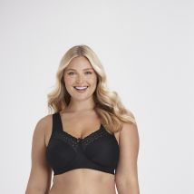 Miss Mary Of Sweden Reggiseno In Cotone, Senza Ferretti, Minimizer Nero Donna Taglie 6 E