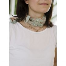 Bindi Atelier Piccolo Foulard Cotone Sarika Matcha