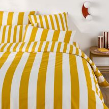 La Redoute Interieurs Copripiumone In Cotone, Hendaye Giallo Taglie 140 x 200 cm