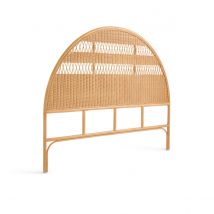 La Redoute Interieurs Testiera Forma Arrotondata In Vimini Intrecciato, Karaa Beige Taglie 160 cm