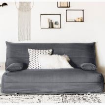 So'home Copridivano Policotone Per Bz Imbottito Asaret Grigio Taglie 160 cm