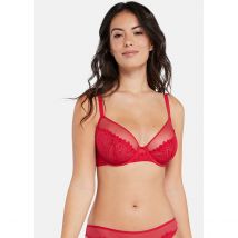 Miss Sans Complexe Reggiseno In Pizzo Rosso Donna Taglie 3 E