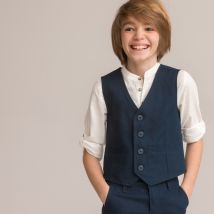 La Redoute Collections Giacca Senza Maniche Da Cerimonia Blu Bambino Taglie 8 anni - 126 cm
