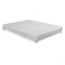 La Redoute Interieurs Rete Imbottita Con Doghe Ricoperte Grigio Taglie 160 x 200 cm