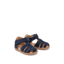 Shoo Pom Sandali Pika Tonton In Pelle Blu Bambino Taglie 23