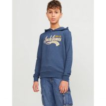 Jack & Jones Junior Felpa Con Cappuccio Blu Bambino Taglie 16 anni - 174 cm