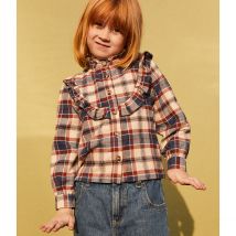Petit Bateau Camicetta A Maniche Lunghe Beige Bambina Taglie 10 anni - 138 cm