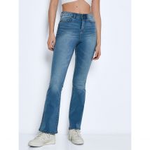 Noisy May Jeans Flare, Vita Alta Blu Donna Taglie W25 L32 (US) - 38 (IT)