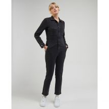 Lee Tuta Intera In Denim Nero Donna Taglie L