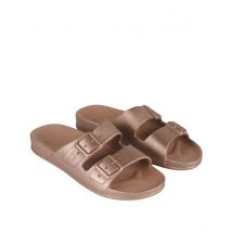 Cacatoes Sabot Doppie Fibbie Baleia Marrone Donna Taglie 37