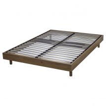 La Redoute Interieurs Rete Decorativa A Doghe + Piedi Marrone Taglie 160 x 200 cm