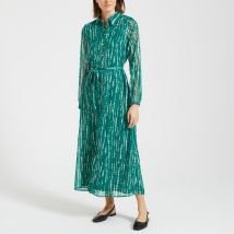 Only Abito Camicia Fantasia Verde Donna Taglie S