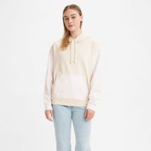 Levi’s Wellthread Felpa Con Cappuccio, Tasca Davanti Bianco Donna Taglie S