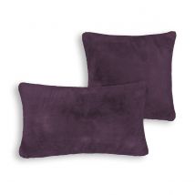 La Redoute Interieurs Federa Per Cuscino Pelliccia Sintetica, Colton Rosso Taglie 50 x 30 cm