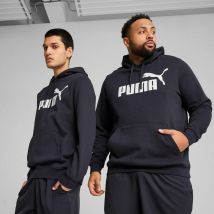 Puma Felpa Con Cappuccio Essentiel Maxi Logo Blu Taglie XL