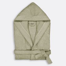 La Redoute Interieurs Accappatoio Con Cappuccio Spugna Bouclé 450 G/m2, Haxel Verde Taglie 38/40 (IT) - 34/36 (FR)
