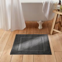 La Redoute Interieurs Tappeto Da Bagno Tinta Unita In Spugna 700 G/m², Scenario Grigio Taglie 60 x 60 cm