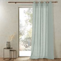 Am.pm Tenda Puro Lino Romane Verde Taglie 140 x 180 cm