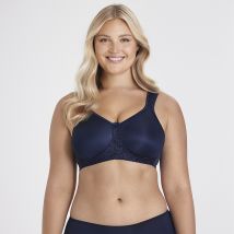 Miss Mary Of Sweden Reggiseno Senza Ferretti Smooth Lacy Blu Donna Taglie 7 F