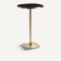 Am.pm Tavolo Alto Marmo Nero, Lixfeld Nero Taglie 2 persone