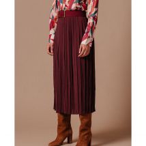 Grace And Mila Gonna Lexanne Midi Plissettata Rosso Donna Taglie S