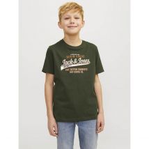Jack & Jones Junior T-shirt A Maniche Corte Verde Bambino Taglie 14 anni - 162 cm