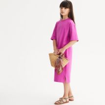 La Redoute Collections Abito T-shirt Dritto A Maniche Corte Viola Bambina Taglie 12 anni - 150 cm