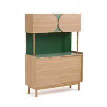 Formica X La Redoute Interieurs Mobile Credenza Alto Impiallacciato Rovere E Formica, Quillan