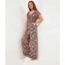 Joe Browns Tuta Intera A Fiori Girocollo Rochelle Nero Donna Taglie 38 (FR) - 42 (IT)