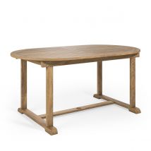 La Redoute Interieurs Tavolo In Teak, Da 6 A 10 Posti 1 Prolunga Pieghevole Arly