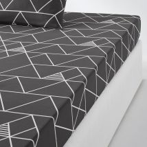 So'home Lenzuolo Con Angoli In Cotone Odin Grigio Taglie 140 x 190 cm