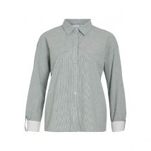 Vila Camicia A Righe Sottili Verde Donna Taglie 38 (FR) - 42 (IT)