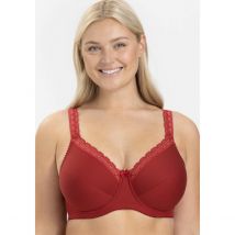 Miss Mary Of Sweden Reggiseno Cotton Comfort Rosso Donna Taglie 7 E