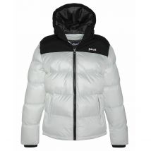 Schott Piumino Bicolore Con Cappuccio Utah 2 Bianco Donna Taglie L